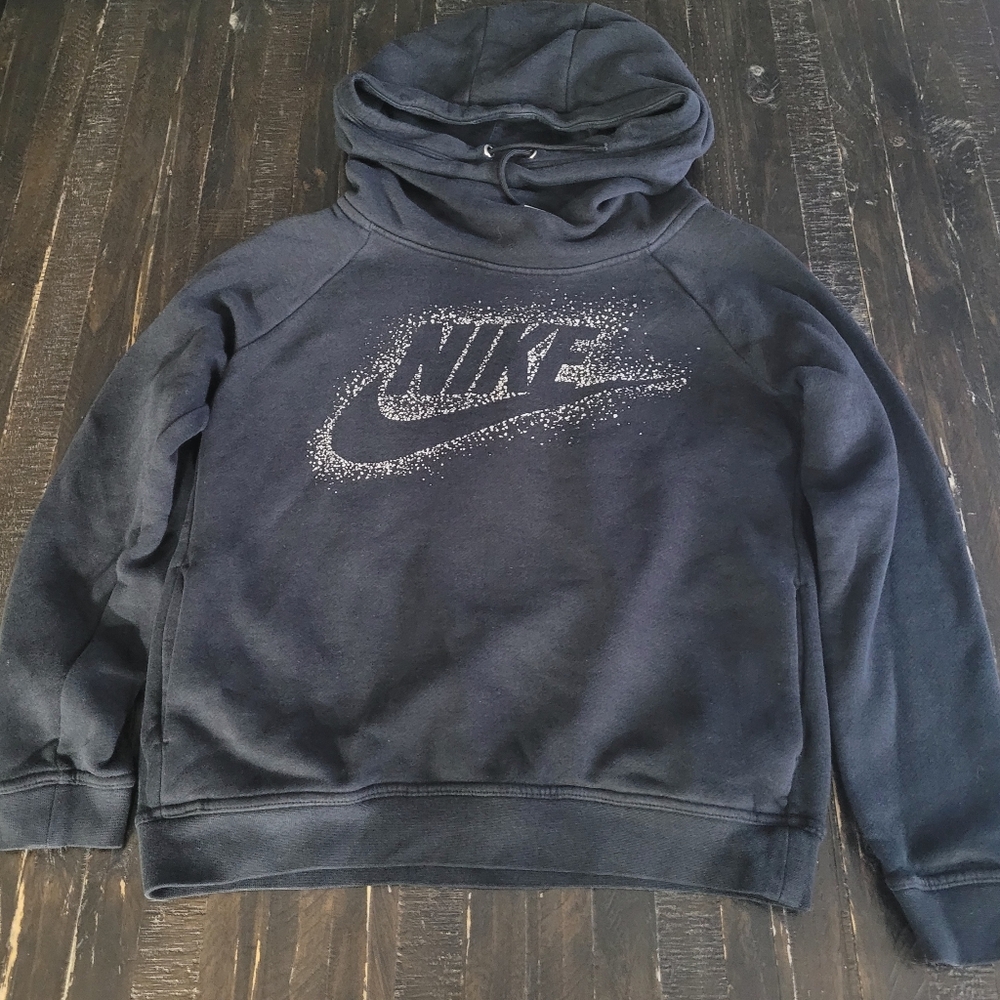 Nike Funnel Neck Pullover Hoodie Sweatshirt Women's Size Medium